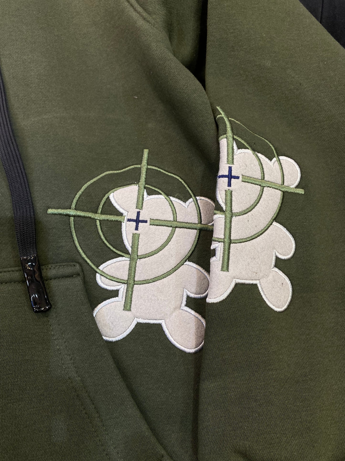 ARP Olive Green Colour Imported Fabric Zipper Hoodie’s 789003