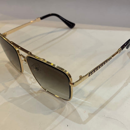 RHC CH HC Golden Frame Brown Shade Unisex Branded 22335 59 16-145