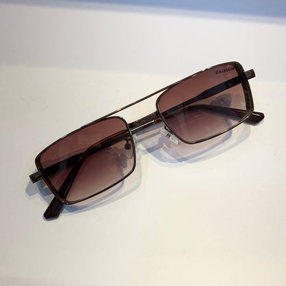 Lab Bal Dark Brown Frame Brown Shade Sunglass B80-67653 20-144