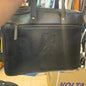 Lop Plane Black Colour Genuine Leather Heavy Quality Laptop Bag 77004