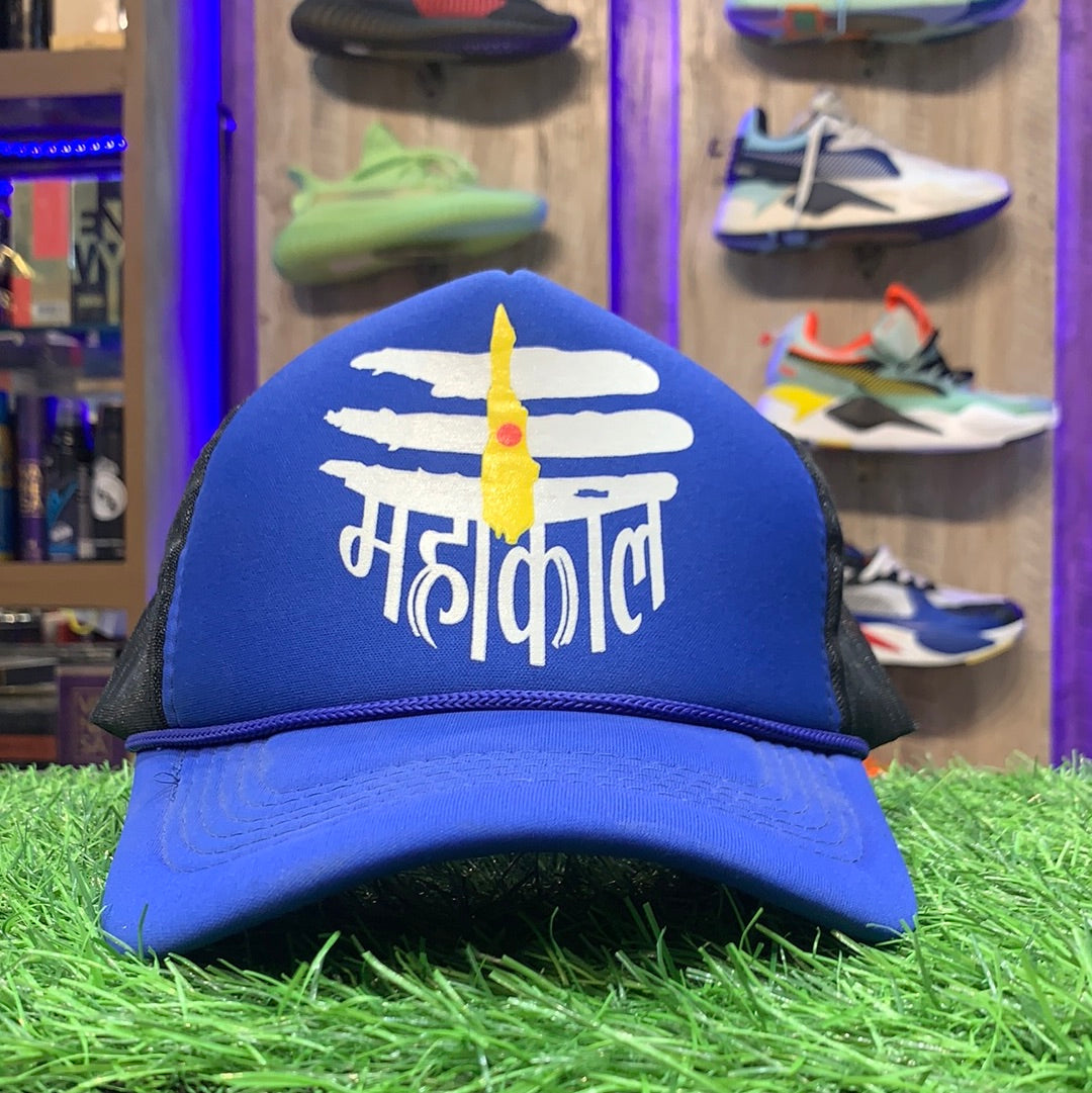 Blue Mahakaal Net Cap 700138