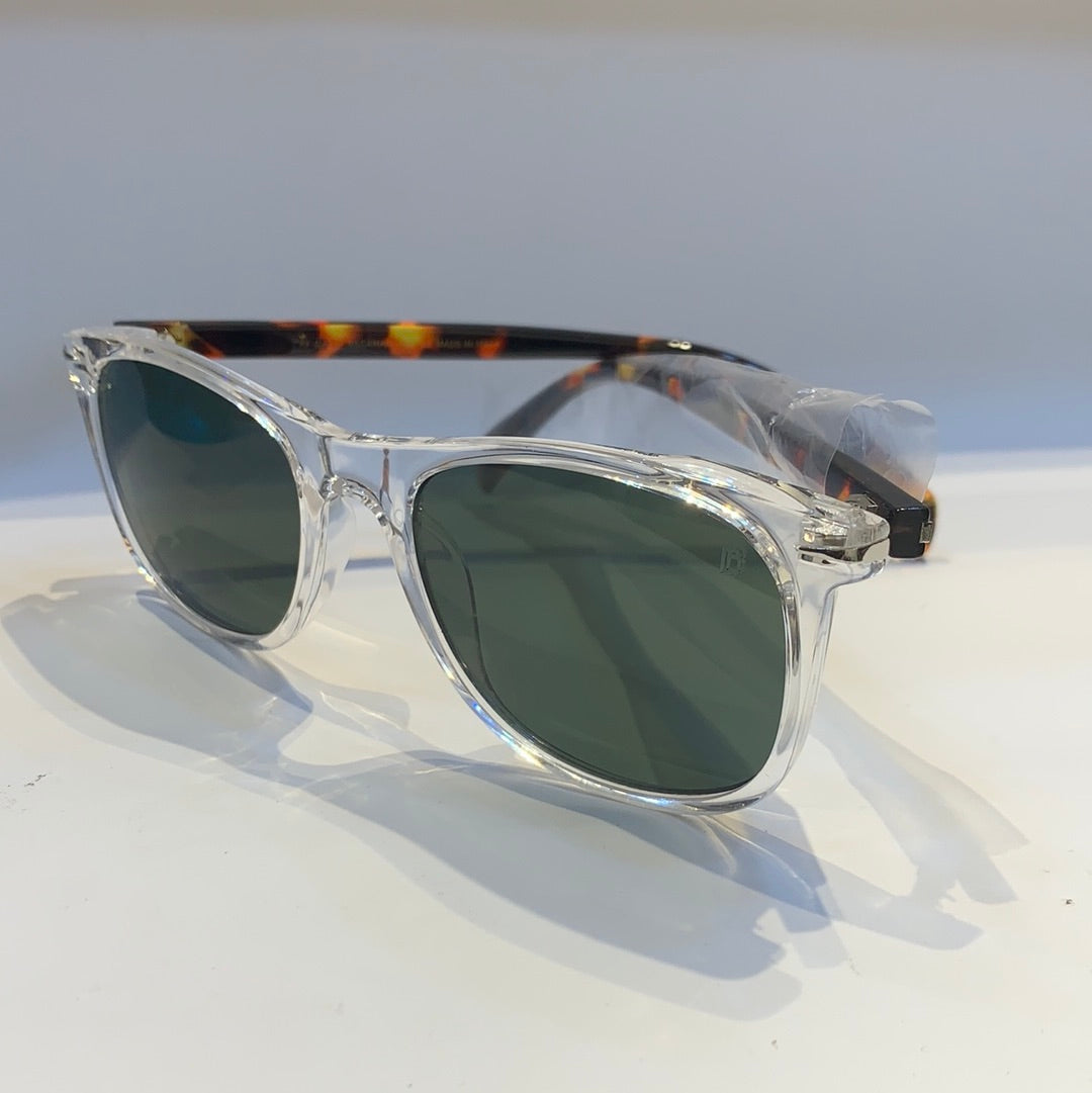 BD Transparent Leopard Frame Green Shade Unisex Sunglass UM1879-2 53 20-143