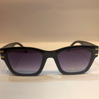 OID Glossy Black Frame Black Shade Unisex Sunglass SU8 53 20-148