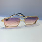 Lab Bal Golden Frame Purple Shade Sunglass B80-676 53 20-144