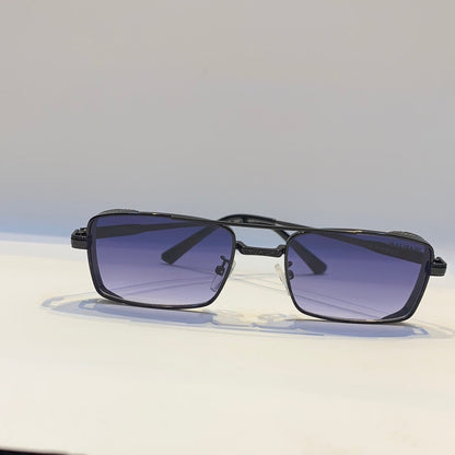 Lab Bal Black Frame Blue Shade Sunglass B80-67653 20-144