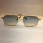 ARP Gold Frame Blue Shade Unisex Sunglass 2A569 40 13-136