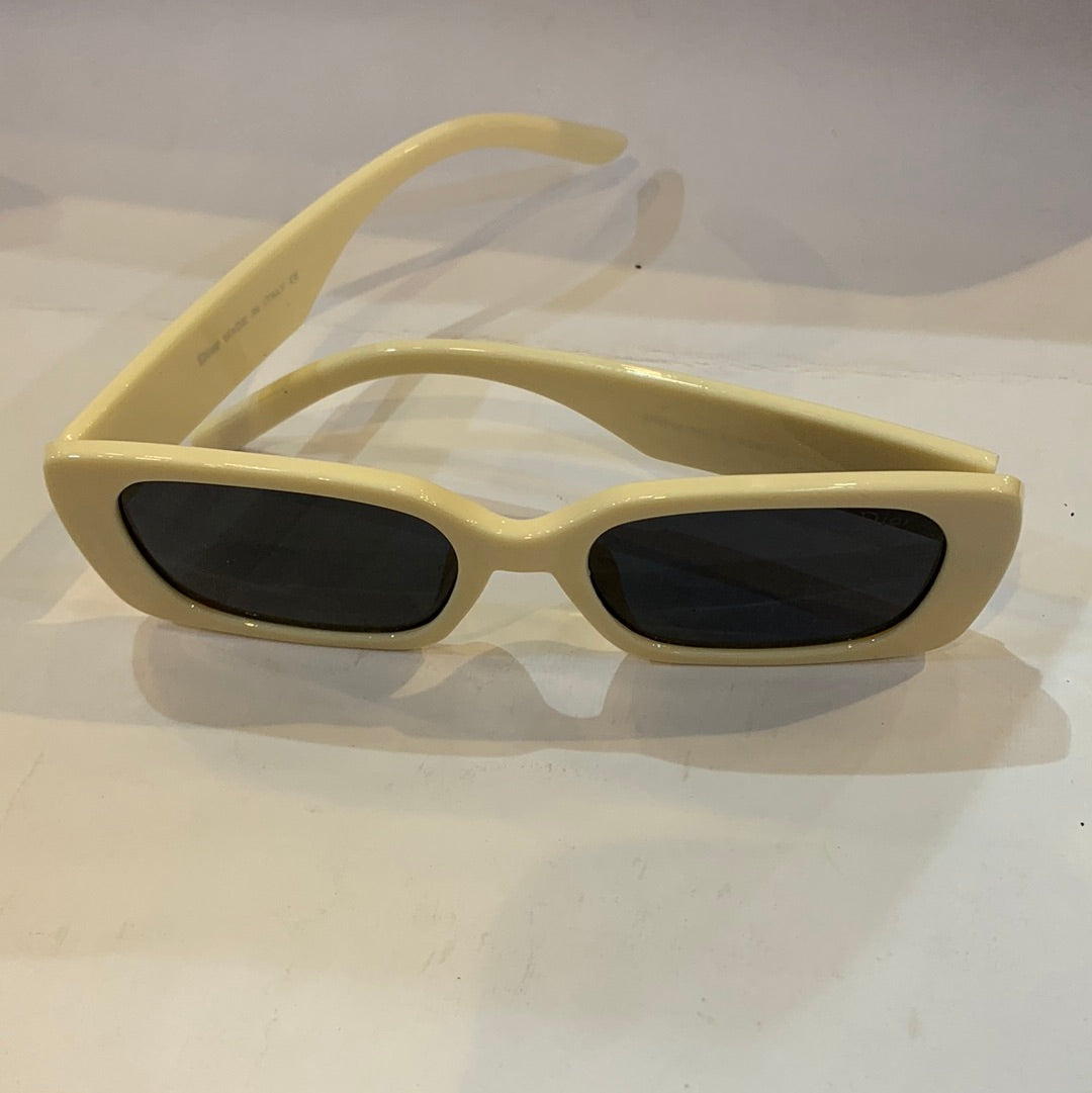 OID Off White Frame Black Shade Sunglass S2U 53 18-145