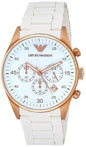 Mra White Silicon Strap White Dial Men Watch 400856