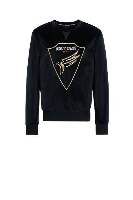 RC ROB Black Colour With  Monogrammed Embroidery Design Unisex Sweatshirt 9176