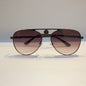 Lab Bal Dark Brown Frame Brown Shade Sunglass B85-7257 12-142