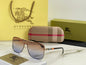 Brown Gold Blue Branded Luxury Sunglasses 2A347 58 17-126