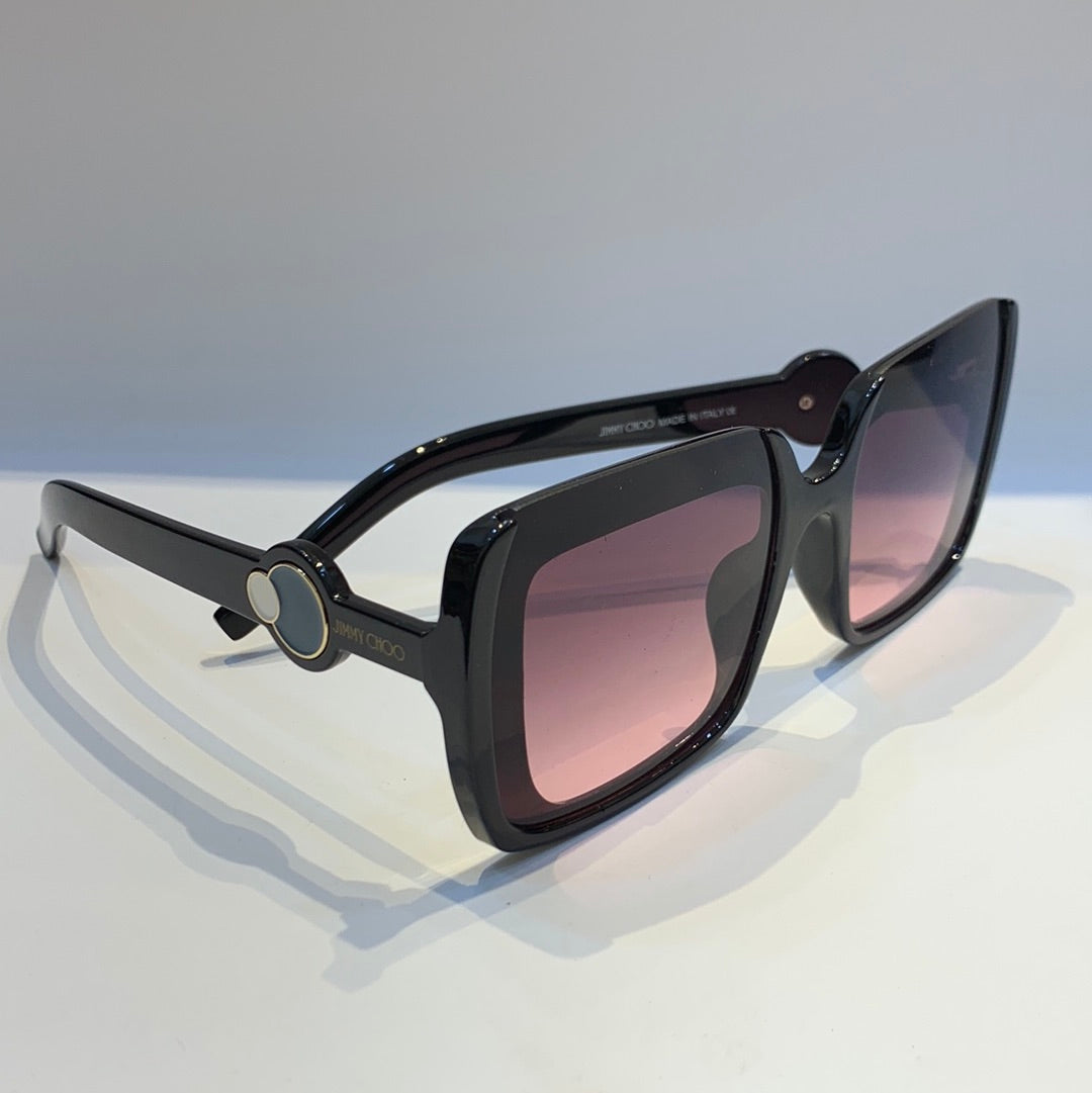 Mij Jim Black Frame Pink Shade Sunglass W902558 20-148