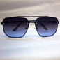 TID Black Frame Blue Shade Unisex Branded Sunglasses 10481 5814 145