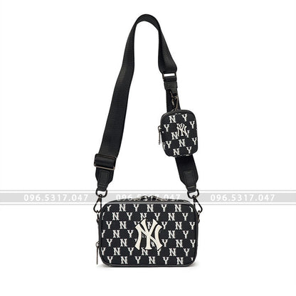 YN BLM Black Colour YN Monogram Logo Premium Quality Unisex Side Bag