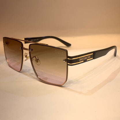 OID Copper Black Frame Brown Pink Shade Unisex Sunglass 10461 62 15 145
