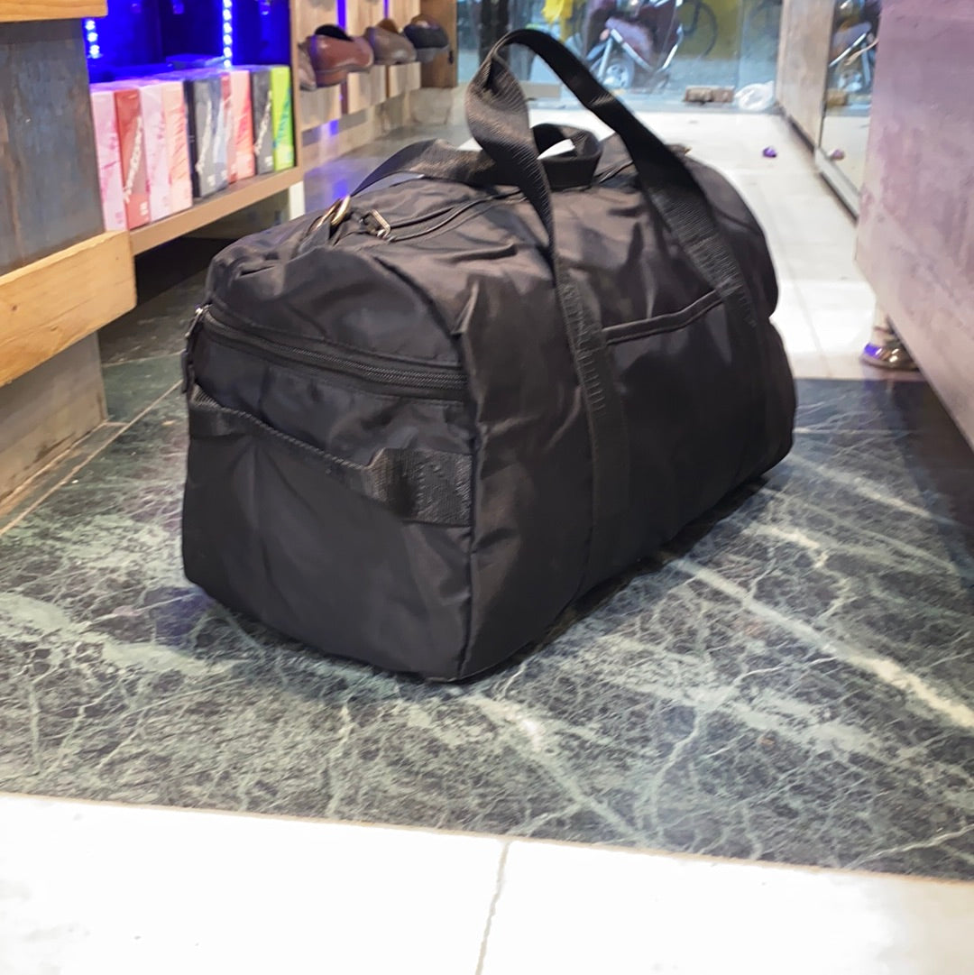 All Black Gym Duffle Bag