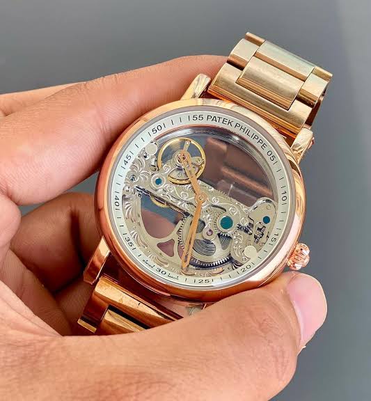 TAP PP  Copper Chain Copper Dial Automatic Men’s Watch 400943