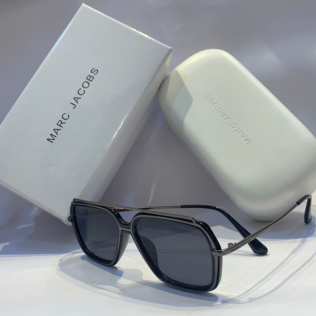 Mar ram mattle silver Frame black Shade Unisex Sunglass 2119 50 19 142