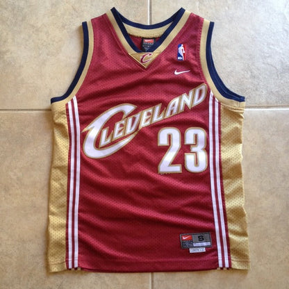 Red Maroon Yellow Colour Cledeland 23  Jersey Imported Quality 110422