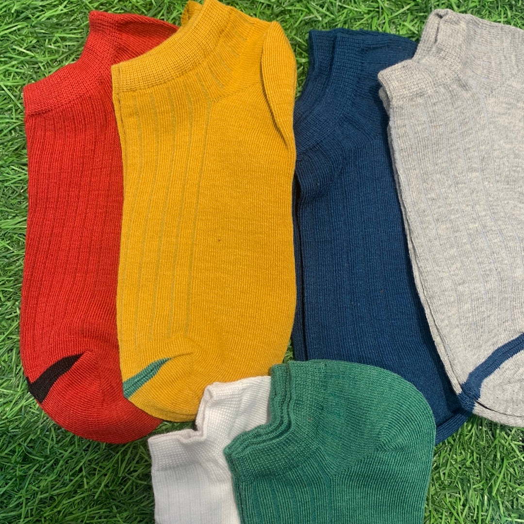 Popular Broun Multi Colour Shocks Ultra Low Ankle Shocks