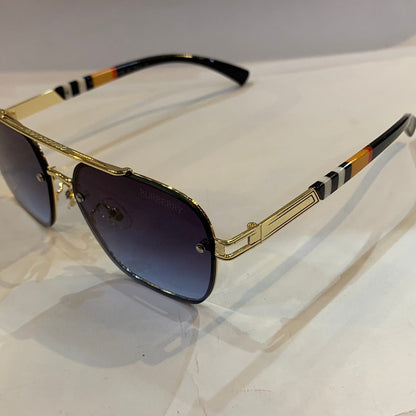 RUB Golden Frame Blue Shade Sunglass 22131 57 15 145