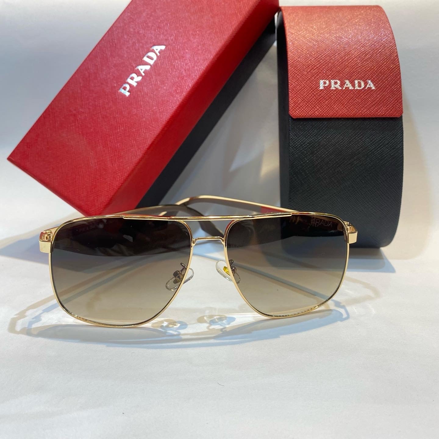 ARP Gold Frame Brown  Shade Unisex Branded Sunglasses 10396 58 16-145