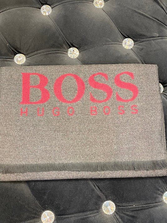 Sob Bos Grey Colour With Red Sob Logo Imported Muffler 49009