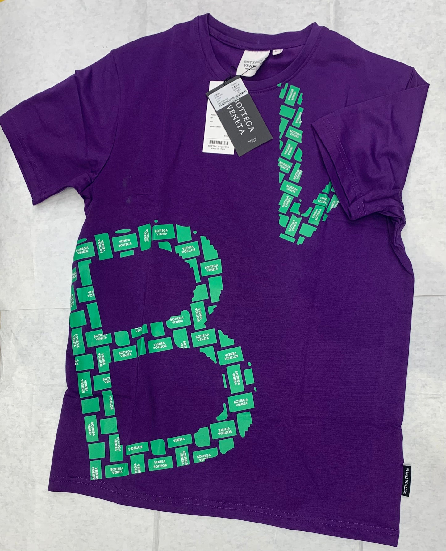 BOT TOB Purple Colour With Front And Back Texted Print Half Sleeves Tshirt 50105