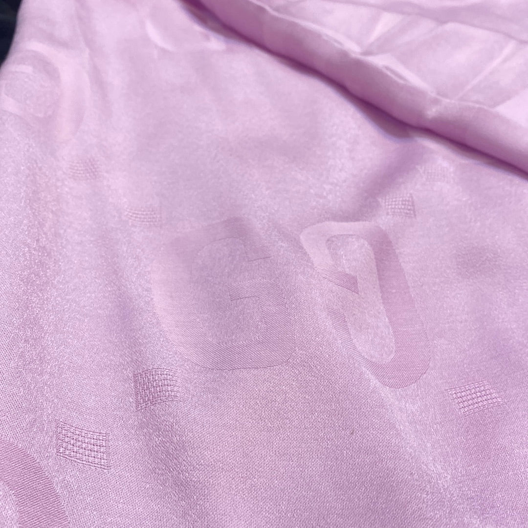 Cug Guc Peach Colour Cug Print Heavy Quality Muffler  9340