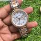 Sof Copper Silver Chain White Dial Ladies Watch 401278