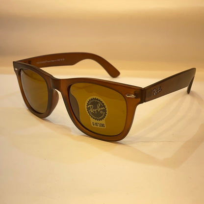 YAR RB Matte Brown Frame Brown Shade UnisexSmall Size Sunglasses RB2140 F 955 52 22 3N