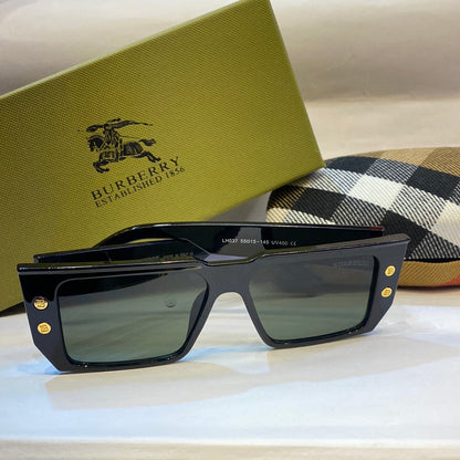 RUB Black Frame Green Shade Unisex Branded Sunglasses LH037 5515-145 UV 400