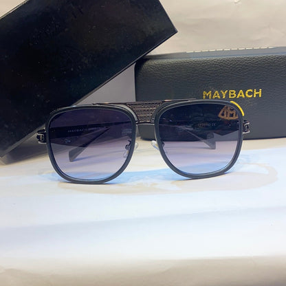 YAM Glossy Black Frame Black Shade Unisex Branded Sunglasses CF58193