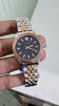 Rev Silver Copper Chain Black Dial Ladies Watch 901324