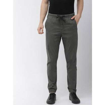 Dark Grey NED DZ Jogger Cargo Pants Lower For Men 110312