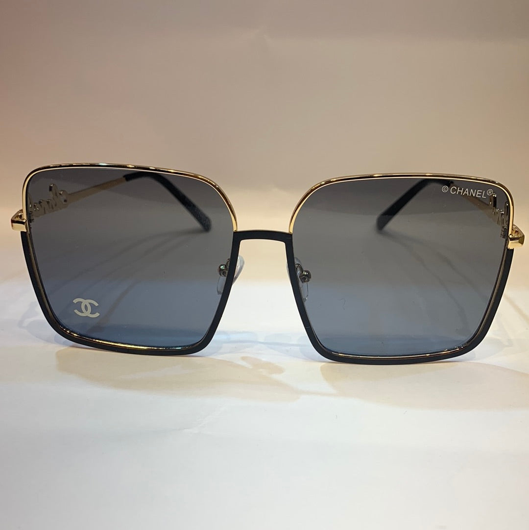 AHC Copper Frame Black Shade Unisex Sunglass