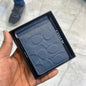 AOC Navy Blue Colour Genuine Leather Money Clipper Wallet 074391