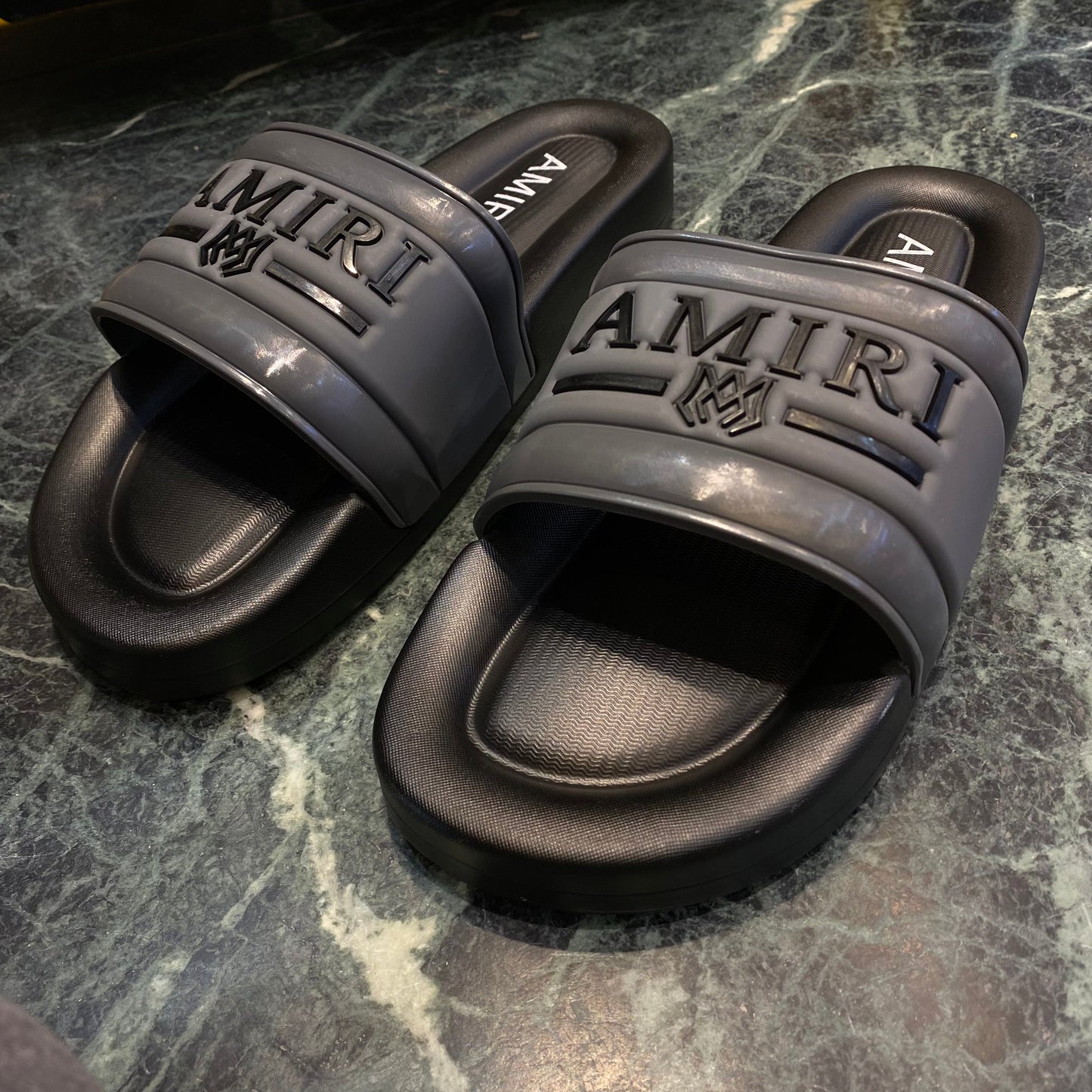 Grey Black Slipper Model 64676810348 Ami Ima