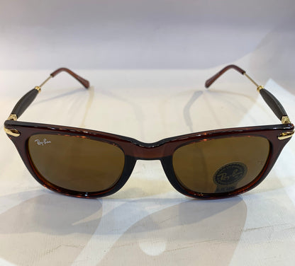 YAR RB Glossy Brown Frame Brown Shade Sunglasses RB2148 52 14-136