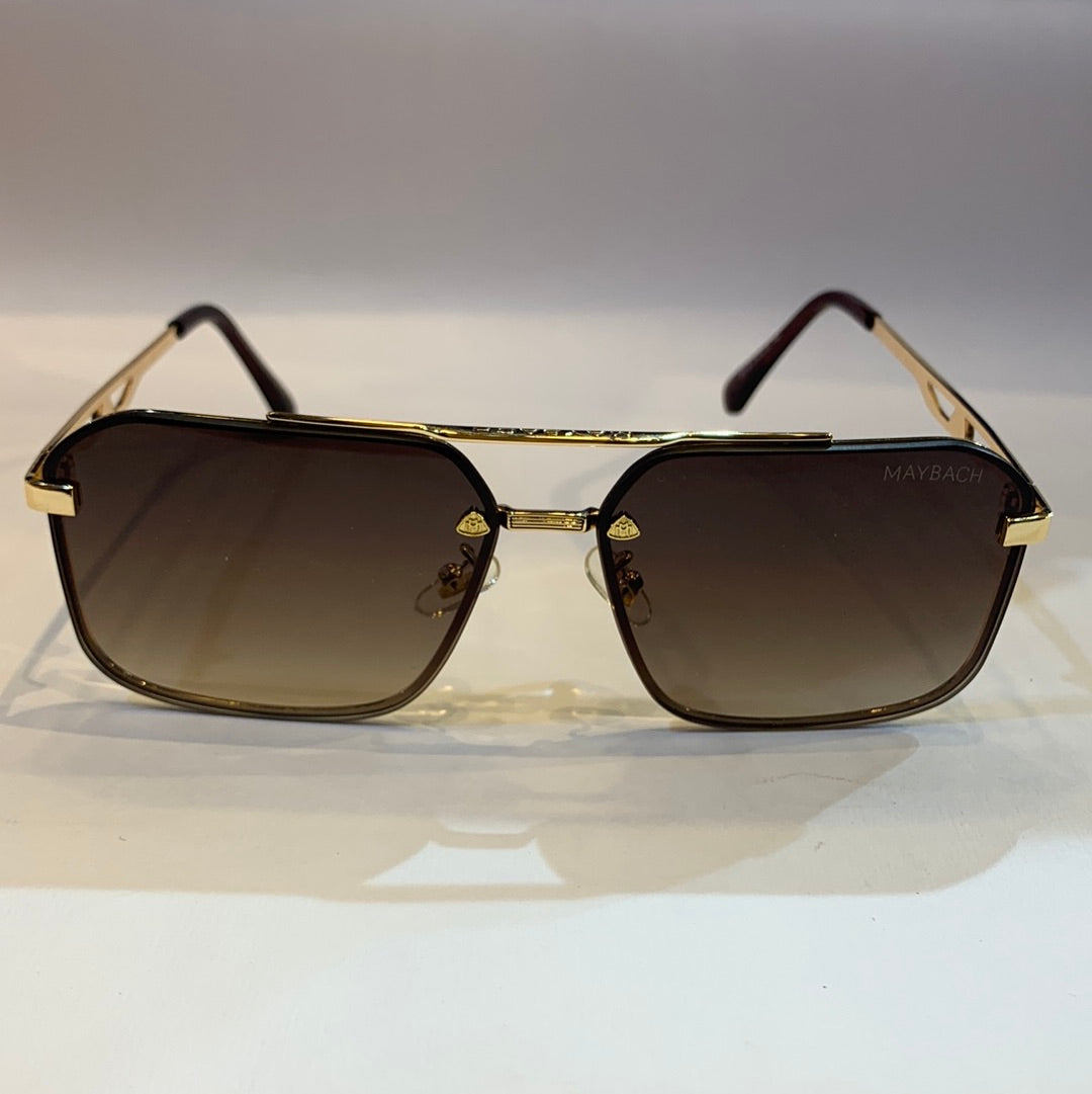 Yam golden frame brown shade sunglass 22053 57 15 145