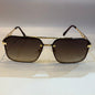 Yam golden frame brown shade sunglass 22053 57 15 145