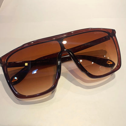 Brown Fram Printed Branded Luxury Sunglasses 32023 56 18-136