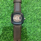 Ves Brown Strap Square Dial Watch For Men