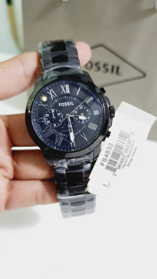 Sof Black Chain Black Dial chronograph Men Watch 500945