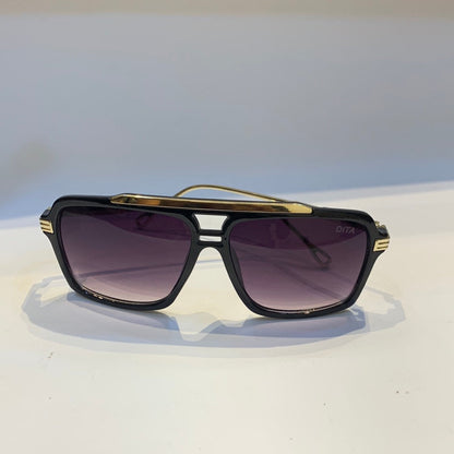 TID Black Frame Purple Shade Unisex Sunglass