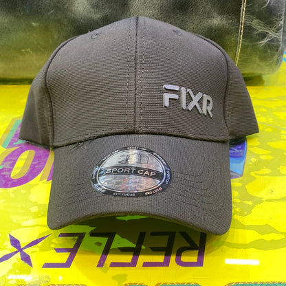 Black Colour Fix With Embroidery Design Sports Cap 913011