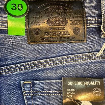 EID Blue Faded Denim Slim Fit jeans Branded Designers Men’s Jeans EID 110294