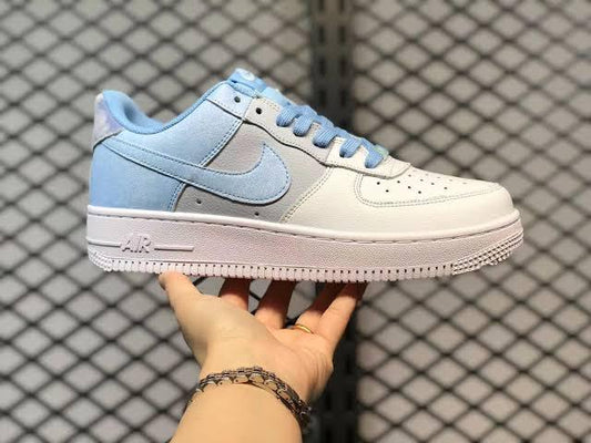 KIN Sky Blue Gray White Dunk Sneaker Shoes Sneakers (Genuine Leather) 553558116 SALE EUR 41