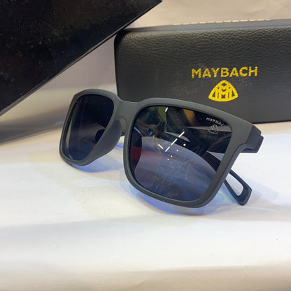 YAM Matte Black Frame Black Shade Unisex Branded Sunglasses 2246B 5418-140