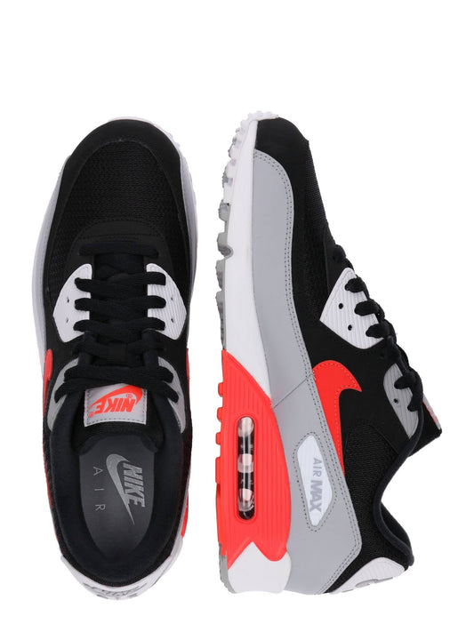 XAM 90 Black Colour Black Red Colour Design Red Tick Sneaker Shoes Running Shoes 8607060